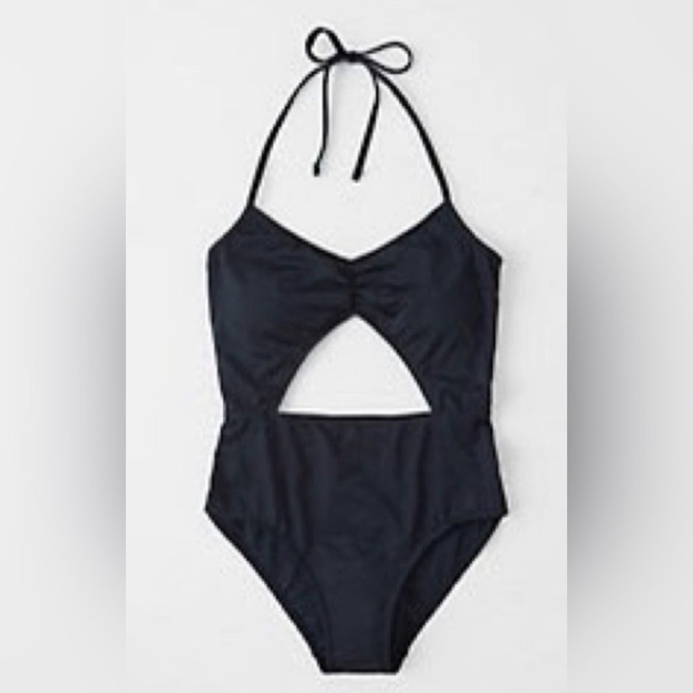 Abercrombie & Fitch One-Piece Swimsuit with Front Keyhole.